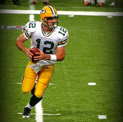 Quarterback Aaron Rodgers