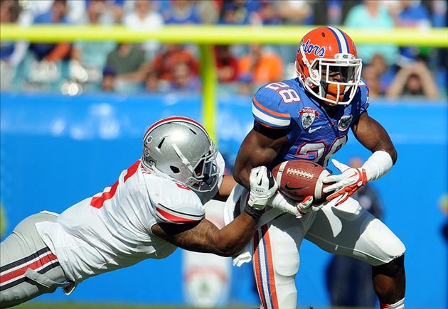 Florida Gators running back Jeff Demps