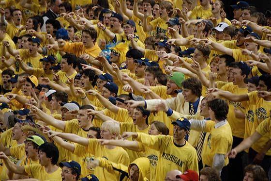 Michigan State Fans.