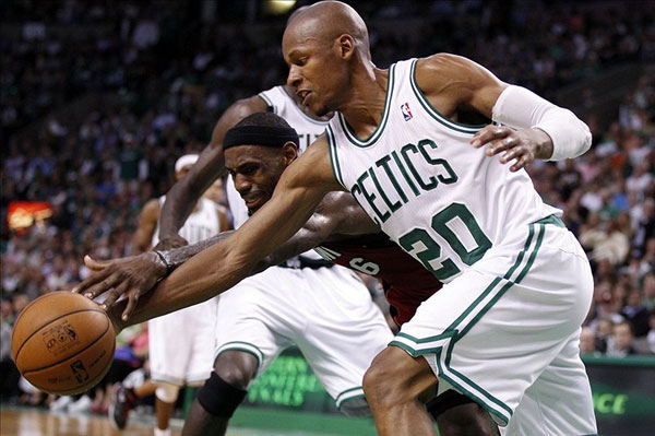 Boston Celtics shooting guard Ray Allen